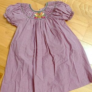 Smocked Bishop Thanksgiving Dress